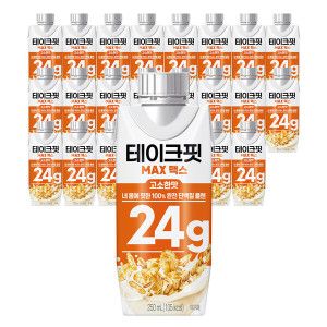 상품 이미지: (현대Hmall)단백질 음료 테이크핏 24G 250ml x 24입 (고소한/초코/바나나/호박고구마맛)