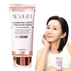 상품 이미지: [홈쇼핑완판템] 전인화의 비오진 알부민 멜라 리셋 톤업 선 크림 SPF50+ PA++++, 1개, 50ml