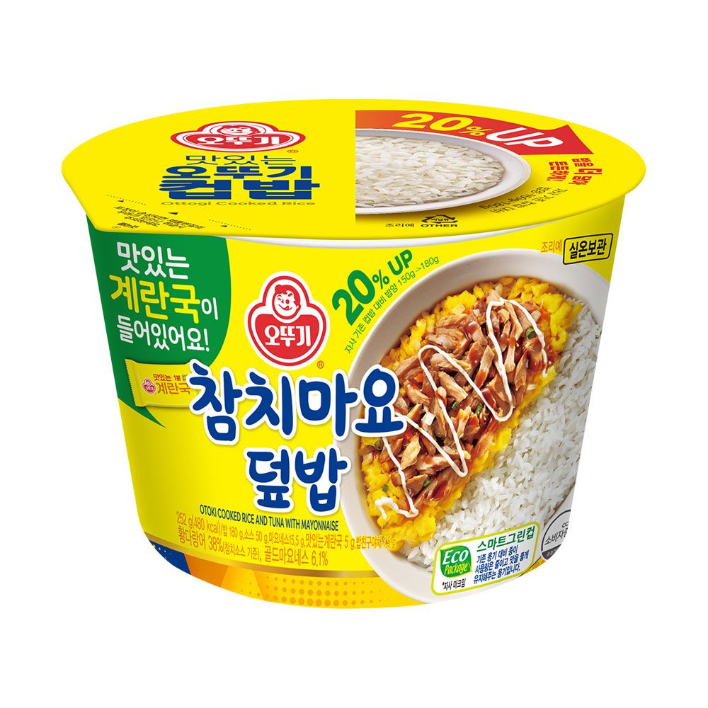 상품 이미지: [6개 이상 20% 할인] 오뚜기 참치마요 덮밥(계란국) 247g 외 24종