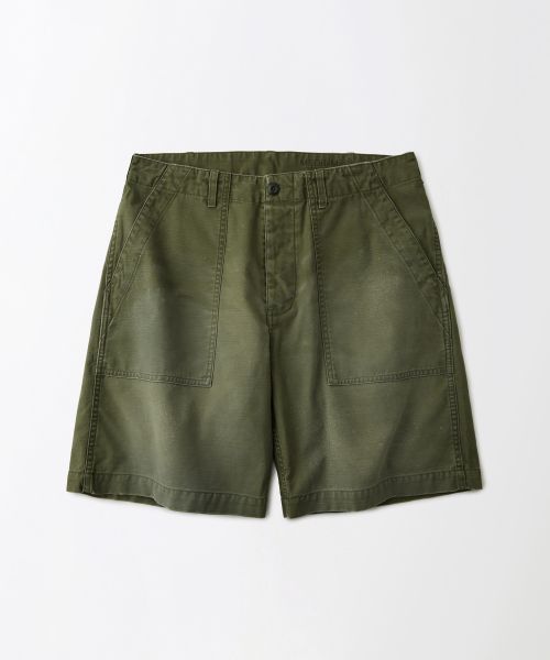 상품 이미지: BACK SATIN FATIGUE SHORTS_DIRTY OLIVE