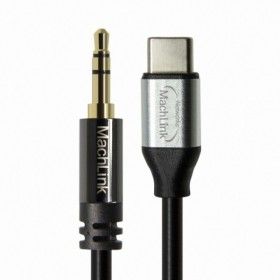 상품 이미지: 마하링크 Type C to 3극 3.5mm AUX 변환 케이블 (1.5m ML-CSC015)