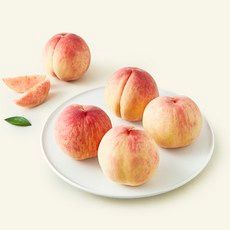 상품 이미지: 농협 유명산지 당도선별 부드러운 백도복숭아, 1.8kg(5~8입), 1박스