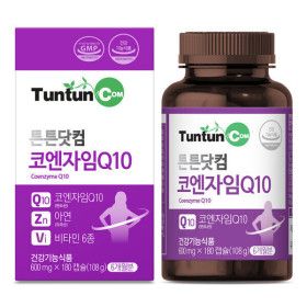 상품 이미지: 코엔자임 Q10 (6개월분) 높은 혈압 감소 / 코큐텐 100 mg 함유 / 복합 8종 건강기능식품 / 정품
