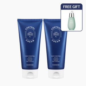 상품 이미지: (참존) 콘트롤크림 프리미엄 멀티마사지 150ML 1+1 징코 진정세럼 본품 증정 /블랙헤드OUT물광ON /각질/필링