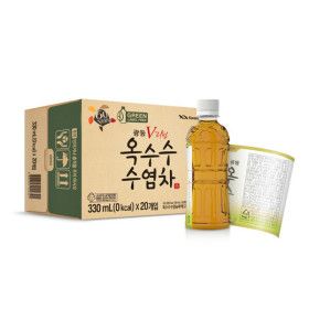 상품 이미지: (광동 직영) 옥수수수염차 (무라벨) 330ml 20개입 (유/무라벨 랜덤발송)