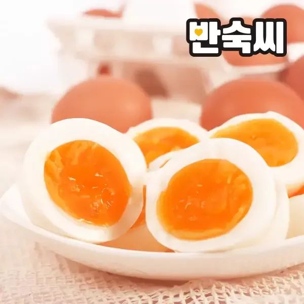 상품 이미지: [YJ푸드] 반숙란 20구 / 노른자까지 맛있게 간이밴 반숙씨 영양간식 식사대용