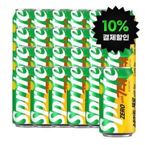 상품 이미지: (10%결제할인) 스프라이트 제로 위드 티 350ml 24캔