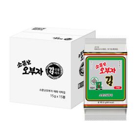 상품 이미지: (신선집중) 소문난오부자 식탁김 15gX15봉