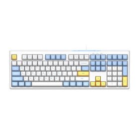 상품 이미지: 앱코 MK108 저소음 멤브레인 LED 키보드 베이비 블루