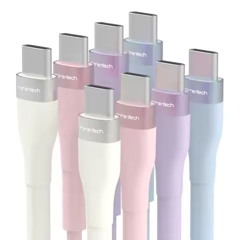 상품 이미지: 로랜텍 60W PD 파스텔 C to C 초고속충전 케이블