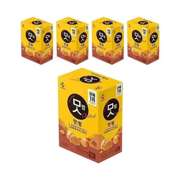 상품 이미지: CJ 맛밤 420g(42g, 10입), 5개 (총 50입)