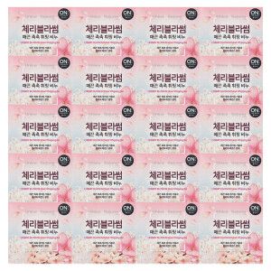 상품 이미지: 온더바디 체리블라썸 휘핑비누 90g 20개 / 세수 세안 목욕 클렌징 비누