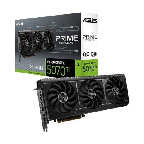 상품 이미지: 에이수스 ASUS PRIME 지포스 RTX 5070 Ti OC D7 16GB 인텍앤컴퍼니