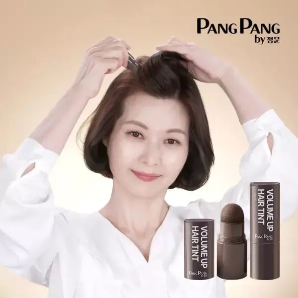 상품 이미지: 볼륨업 정운팡팡 헤어틴트 2통 4통- 체험분 포함/ 정수리 볼륨 헤어커버 탈모 새치커버 팡팡바이정운