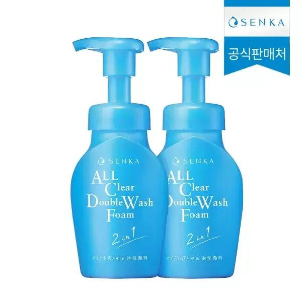 상품 이미지: 센카 올 클리어 더블 워시 폼 150ml 2개