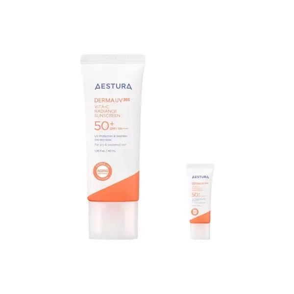 상품 이미지: [본사직영]에스트라 더마UV365 비타C 광채수분 선크림 40ml 1개 + 선크림20ml 1개