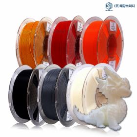 상품 이미지: 고품질 무독성 PLA+ 국산 필라멘트 1kg/1.75mm 3D프린터/펜 뱀부랩호환