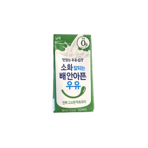 상품 이미지: 맛있는우유GT 소화 잘되는 배안아픈 우유 진짜 고소한 락토프리, 180ml, 24개