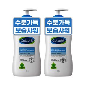 상품 이미지: 세타필 젠틀 바디워시 리프레싱 400ml 2개