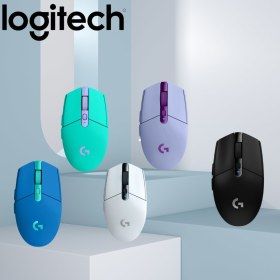 상품 이미지: 로지텍 G304 무선 게이밍 마우스 e스포츠 광학 USB 수신기 PC 노트북/데스크탑 사무실 및 게임용 인체공학