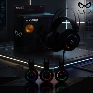 상품 이미지: 녹스 게이밍 헤드셋 NX-502 게임용 USB 마이크 7.1