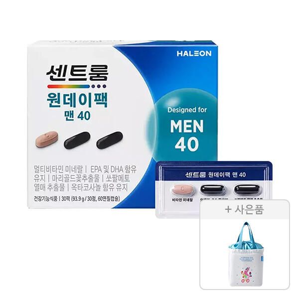 상품 이미지: 센트룸 원데이팩 맨40, 1개 + 증정(보냉백, 1개)