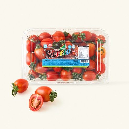 상품 이미지: 스윗토 스테비아 대추방울토마토, 1kg, 1개