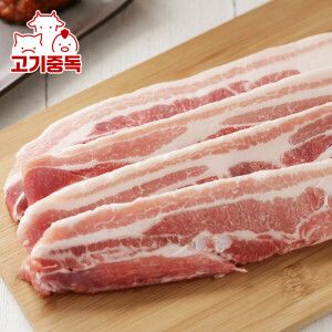 상품 이미지: (신선집중)고기중독 삼겹살 1kg+1kg 구이용 보쌈용 (총 2kg)