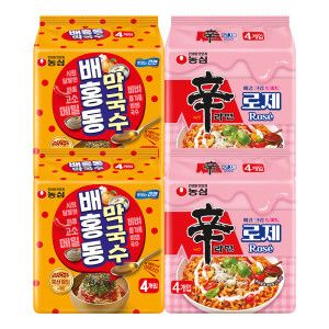 상품 이미지: 배홍동 막국수 8개 + 신라면 로제 8개