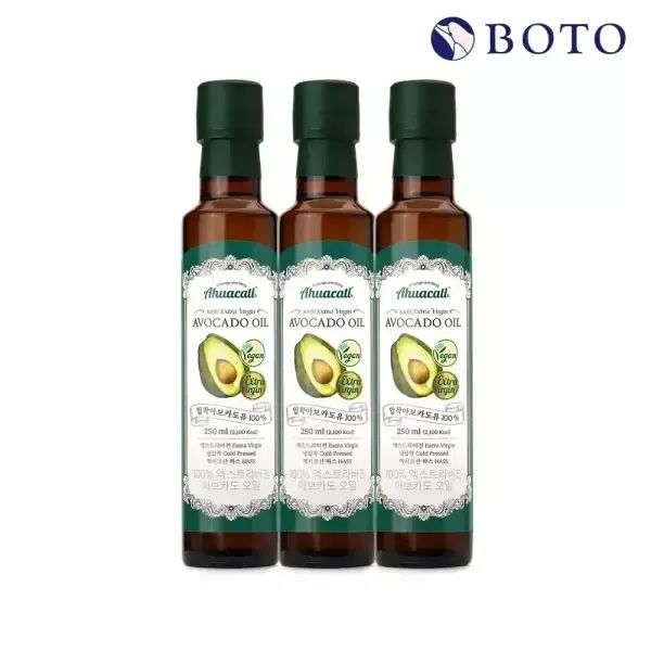 상품 이미지: 보뚜 아후카틀 엑스트라버진 아보카도오일 250ml 3병