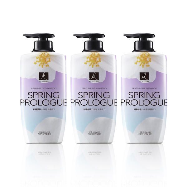 상품 이미지: 엘라스틴 퍼퓸 스프링프롤로그 샴푸 600ml, 3개
