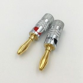 상품 이미지: 나카미치 스피커용 바나나플러그 단자 24k금도금 2개