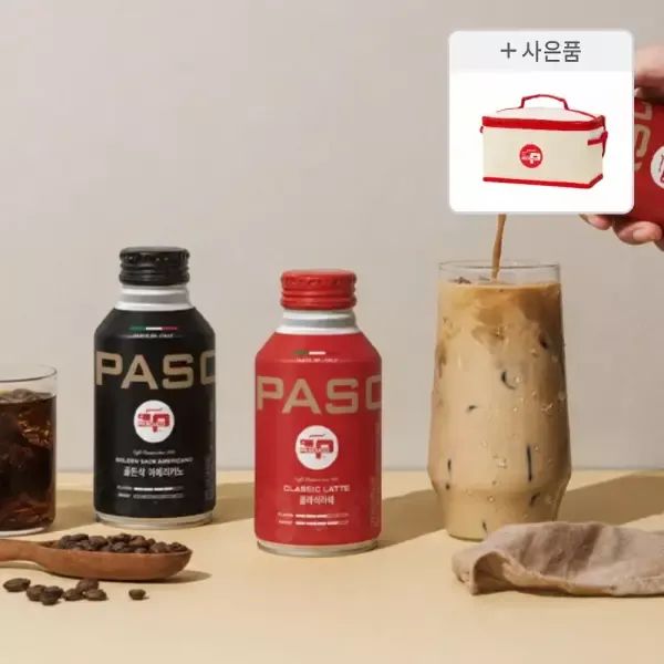 상품 이미지: [피크닉 보냉백 증정] 파스쿠찌 캔커피 275ml 6캔/12캔 (아메리카노/라떼)