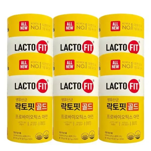 상품 이미지: 종근당건강 락토핏 골드 50포 6통 (10개월분) 프로바이오틱스 생유산균