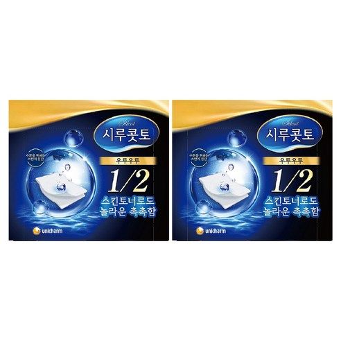 상품 이미지: 시루콧토 우루우루 화장솜, 40매입, 2개