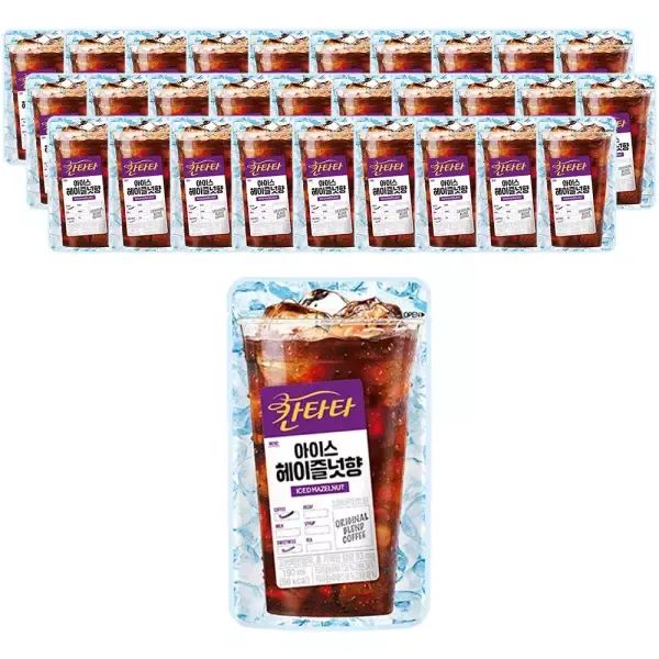 상품 이미지: 칸타타 아이스커피 헤이즐넛 190ml, 30개