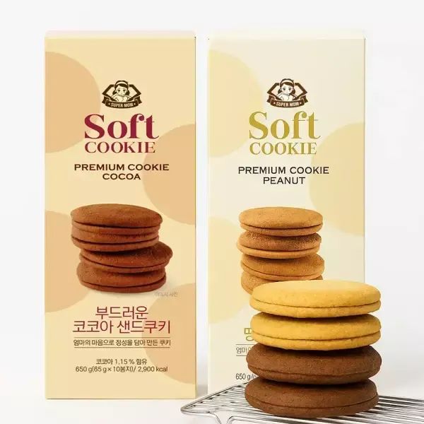 상품 이미지: 금촌베이커리 땅콩샌드 쨈쿠키 650g (10개입) 외