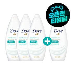 상품 이미지: 도브 바디워시 센서티브 200ml 3개+1개 (한정수량)