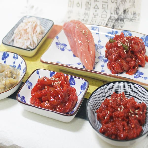 상품 이미지: 광천젓갈 500g 1kg /낙지 오징어 창란 명란 어리굴 지명란 꼴뚜기 갈치속젓 청어알 비빔낙지 추젓 새우젓