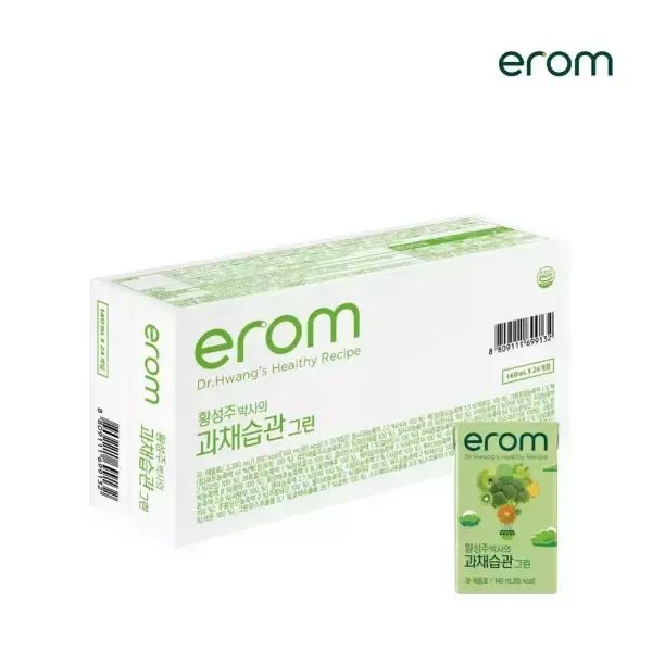 상품 이미지: 이롬 황성주 과채습관 그린 140ml x 24개