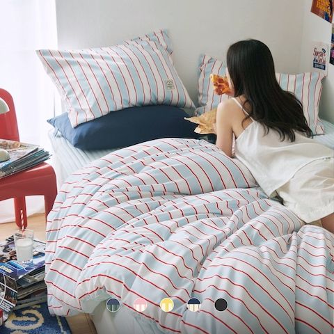 상품 이미지: 높은 재구매율 여름용 냉감/사계절 16컬러 유어메이트 워싱 차렵이불 풀세트