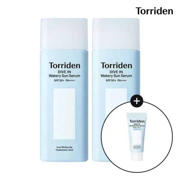 상품 이미지: [SET] 토리든 다이브인 워터리 핏 선세럼 50ml X 2개 (+모이스처 선크림 20ml)