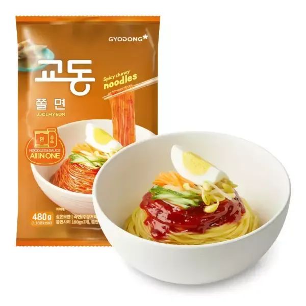 상품 이미지: 교동 쫄면 480g (면사리2+쫄면장2) (실온) 3팩