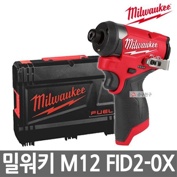 상품 이미지: 밀워키 M12 FID2-0X 충전 임팩 드라이버 본체만 12V GEN3 3세대 임팩트 베어툴 BL모터
