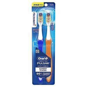 상품 이미지: Oral-B Pulsar Expert Clean 배터리 칫솔 미디엄 2개입