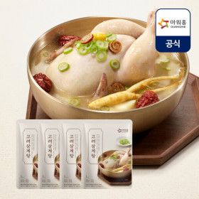 상품 이미지: 아워홈 고려삼계탕 800g x 4팩 세트 (총 4인분) 7/14 하루 300세트 한정