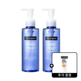 상품 이미지: 뉴트로지나 딥클린 클렌징 오일 200ml 2개 + 뉴트로지나 아크네 클렌징 폼 10g 1개 증정