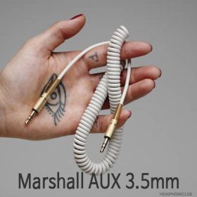 상품 이미지: 마샬 AUX 케이블 3.5mm 오디오케이블  크림 소비코정품