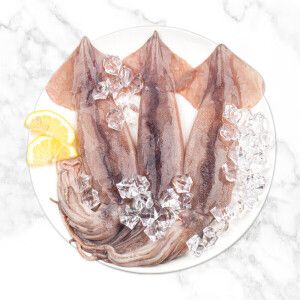 상품 이미지: (신선집중) 손질 왕오징어 통오징어 2미 500g내외X4팩 총 2kg + 초장증정