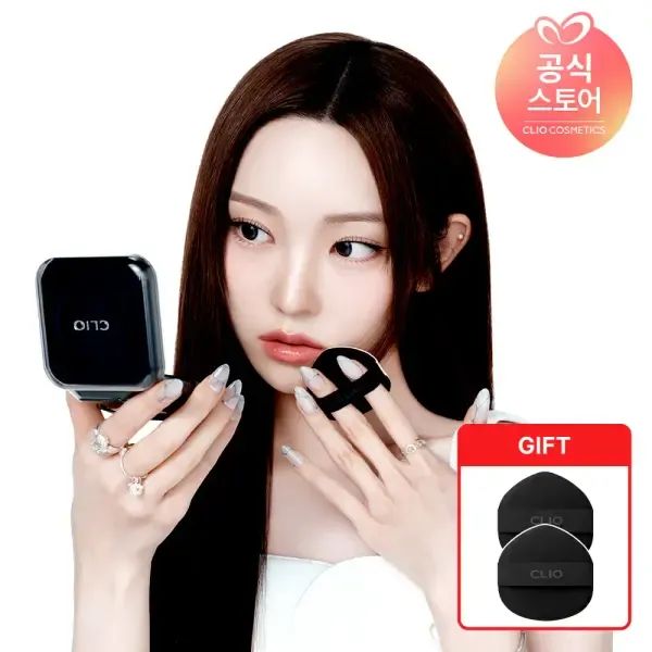 상품 이미지: 클리오 킬커버 파운웨어 쿠션 기획 [본품+리필] [GIFT] 퍼프(랜덤) 2P